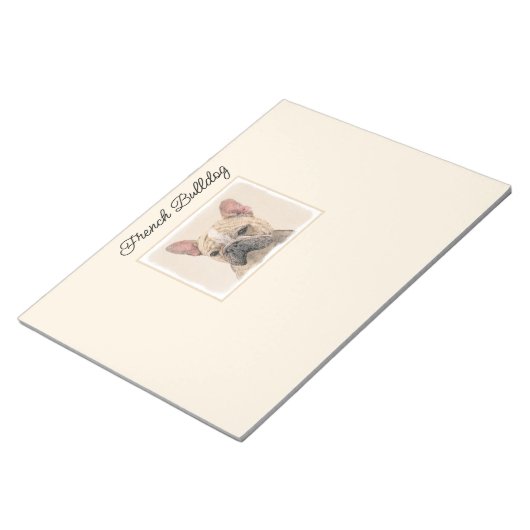 Bloc-note Tableau Français Bulldog (Sable) - Joli Original D (Incliné)