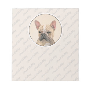 Bloc-note Tableau Français Bulldog (Sable) - Joli Original D