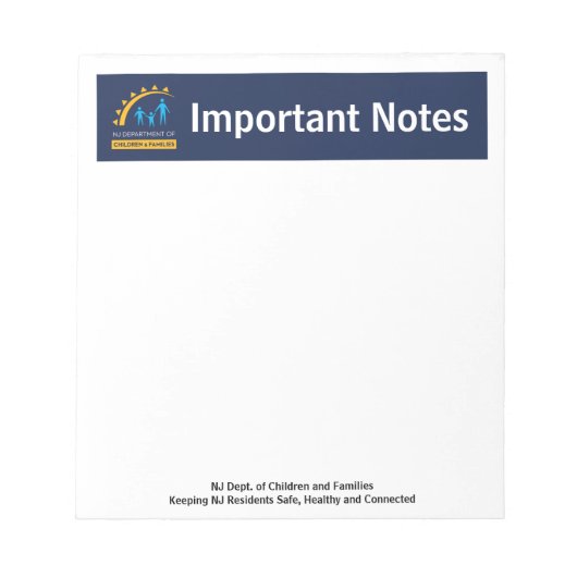 Bloc-note Tableau "Notes importantes" du CNJDCC (Devant)