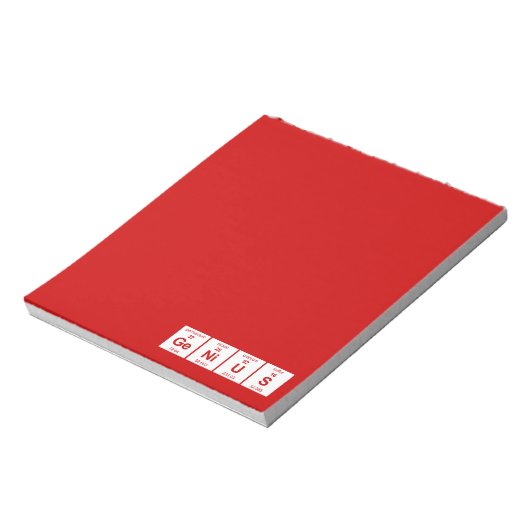 Bloc-note Tableau périodique GeNiUS (Tourné)