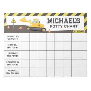 Bloc-note Tableau Pot de construction Nom et tâches personna