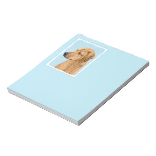 Bloc-note Tableau Rhodesian Ridgeback - Art Chien original (Tourné)