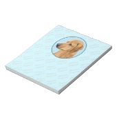 Bloc-note Tableau Rhodesian Ridgeback - Art Chien original (Tourné)