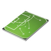 Bloc-note Tableau tactique de football (Tourné)