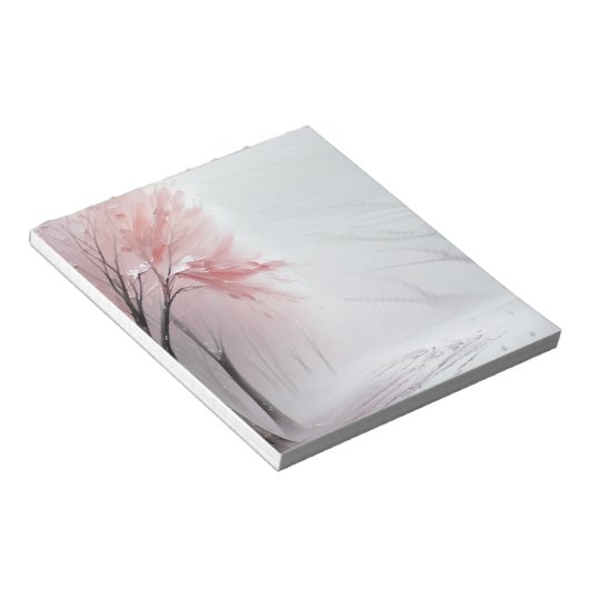 Bloc-note Tablette de fleurs d'hiver (Incliné)