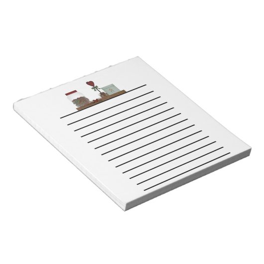 Bloc-note Tablette numérique à revêtement foncé (Incliné)