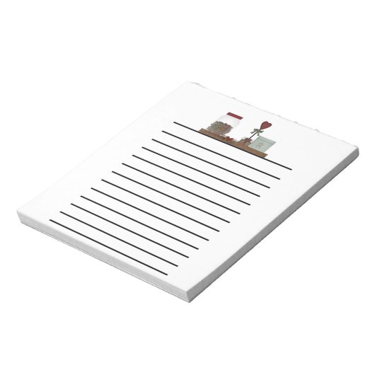 Bloc-note Tablette numérique à revêtement foncé (Tourné)