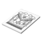 Bloc-note Tablier maçonnique (Tourné)