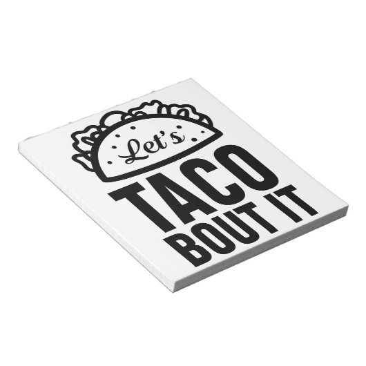 Bloc-note Taco Bout It (Incliné)