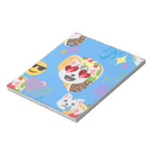 Bloc-note taco cat emoji (Tourné)