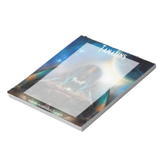 Bloc-note Tamalin 5 Science Fiction Fractal (Tourné)