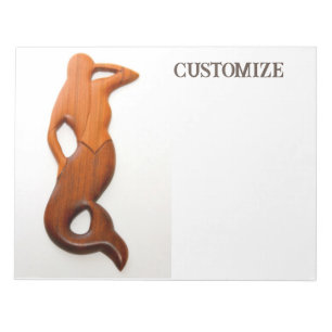 Bloc-note tan lookout mermaid