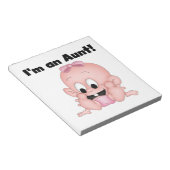 Bloc-note Tante des T-shirts et cadeaux de New Niece (Incliné)