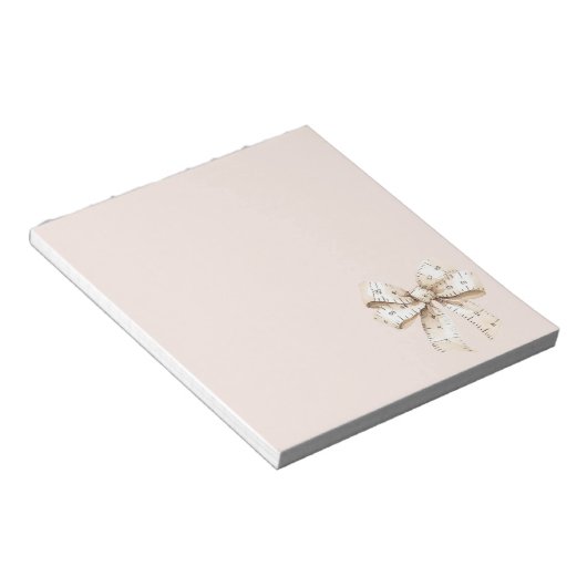 Bloc-note Tape Measure Bow (Incliné)