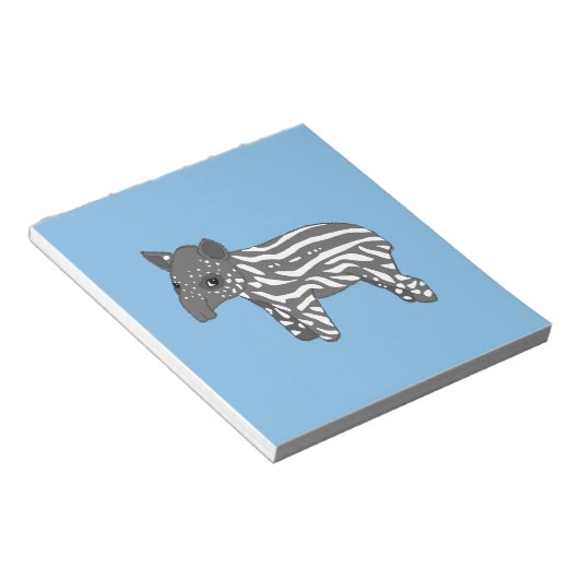 Bloc-note tapir bleu (Incliné)