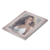 Bloc-note Tapis de signature Glamour Glitz (Tourné)