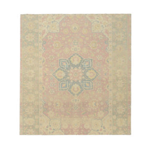 Bloc-note Tapis Rouge Or Kashan Tapis Persan Asiatique