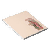 BLOC-NOTE TAROTS/ LADY DE LA LUNE, FLEURS EN ROSE (Incliné)