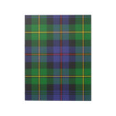 Bloc-note Tartan Plaid écossais (Tourné)