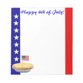 Bloc-note Tarte américain (Devant)