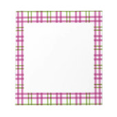 Bloc-note Tarte rose et verte (Devant)