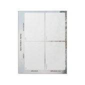 Bloc-note Task Priority and planner Matrix (mountain) (Tourné)