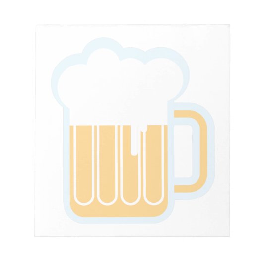 Bloc-note Tasse à bière (Devant)