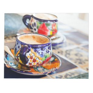 Bloc-note Tasse de café colorée
