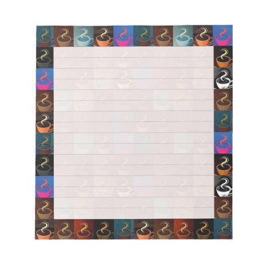 Bloc-note Tasses à café (Devant)