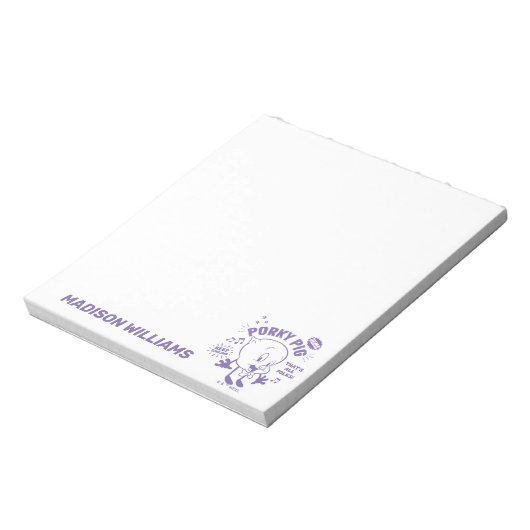 Bloc-note Tasty Retro Porky Pig (Tourné)