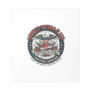 Bloc-note Tatouage Flash Liberté Patriotique Tatouage Patrio