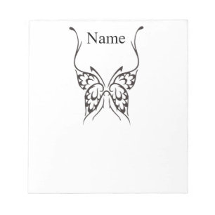Bloc-note Tatouage papillon stylisé Thunder_Cove