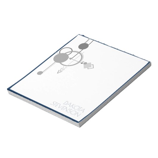 Bloc-note Tatouages Ligne artistique | Marque personnalisée (Tourné)