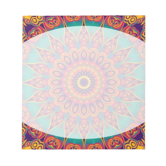 Bloc-note Tattoo Kaleidoscope Fractal (Devant)