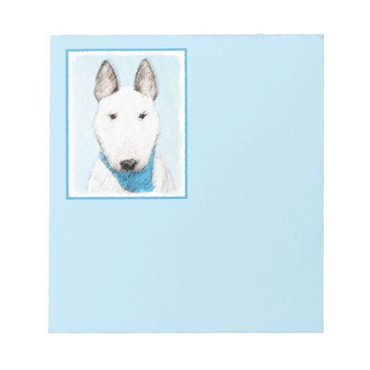 Bloc-note Taureau Terrier - Cute Original Chien Art (Devant)