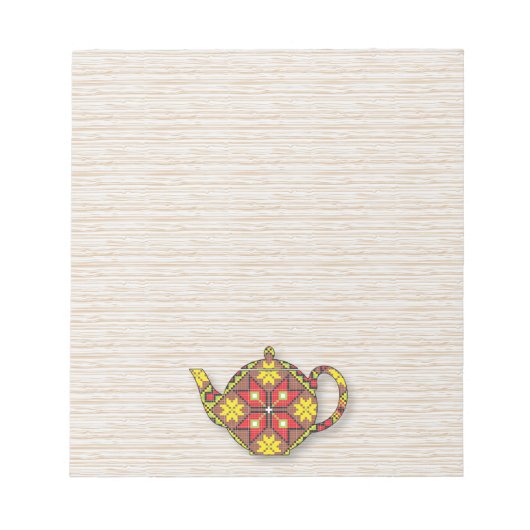 Bloc-note Tea teapots (Devant)