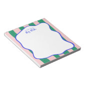 Bloc-note Teacher Appreciation Bold Color Border (Incliné)