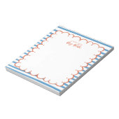 Bloc-note Teacher Appreciation Bold Color Border (Tourné)