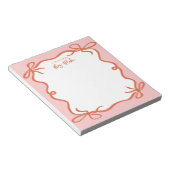 Bloc-note Teacher Appreciation Bold Color Border (Incliné)