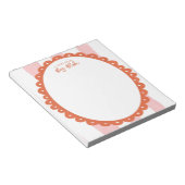 Bloc-note Teacher Appreciation Bold Color Border (Incliné)