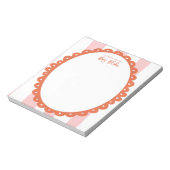 Bloc-note Teacher Appreciation Bold Color Border (Tourné)