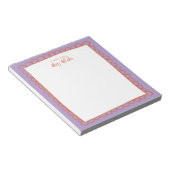 Bloc-note Teacher Appreciation Bold Color Border (Incliné)