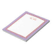Bloc-note Teacher Appreciation Bold Color Border (Tourné)