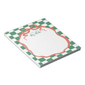 Bloc-note Teacher Appreciation Bold Color Border (Incliné)