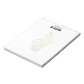 Bloc-note Teacher Classroom Pencil Custom Name (Tourné)