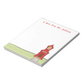 Bloc-note Teacher Custom School House Cute (Tourné)