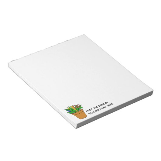 Bloc-note Teacher Notepad with Name Personalization  (Incliné)