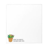 Bloc-note Teacher Notepad with Name Personalization (Devant)