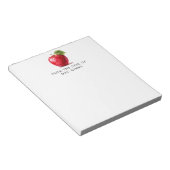 Bloc-note Teacher's From The Desk of Watercolor Apple (Incliné)