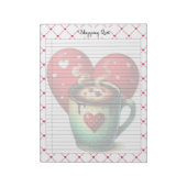 Bloc-note Teacup Cuties _ Liste d'achats (Tourné)
